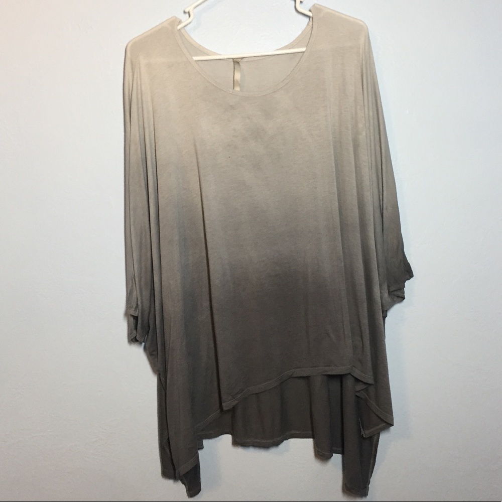 Ombré Poncho
